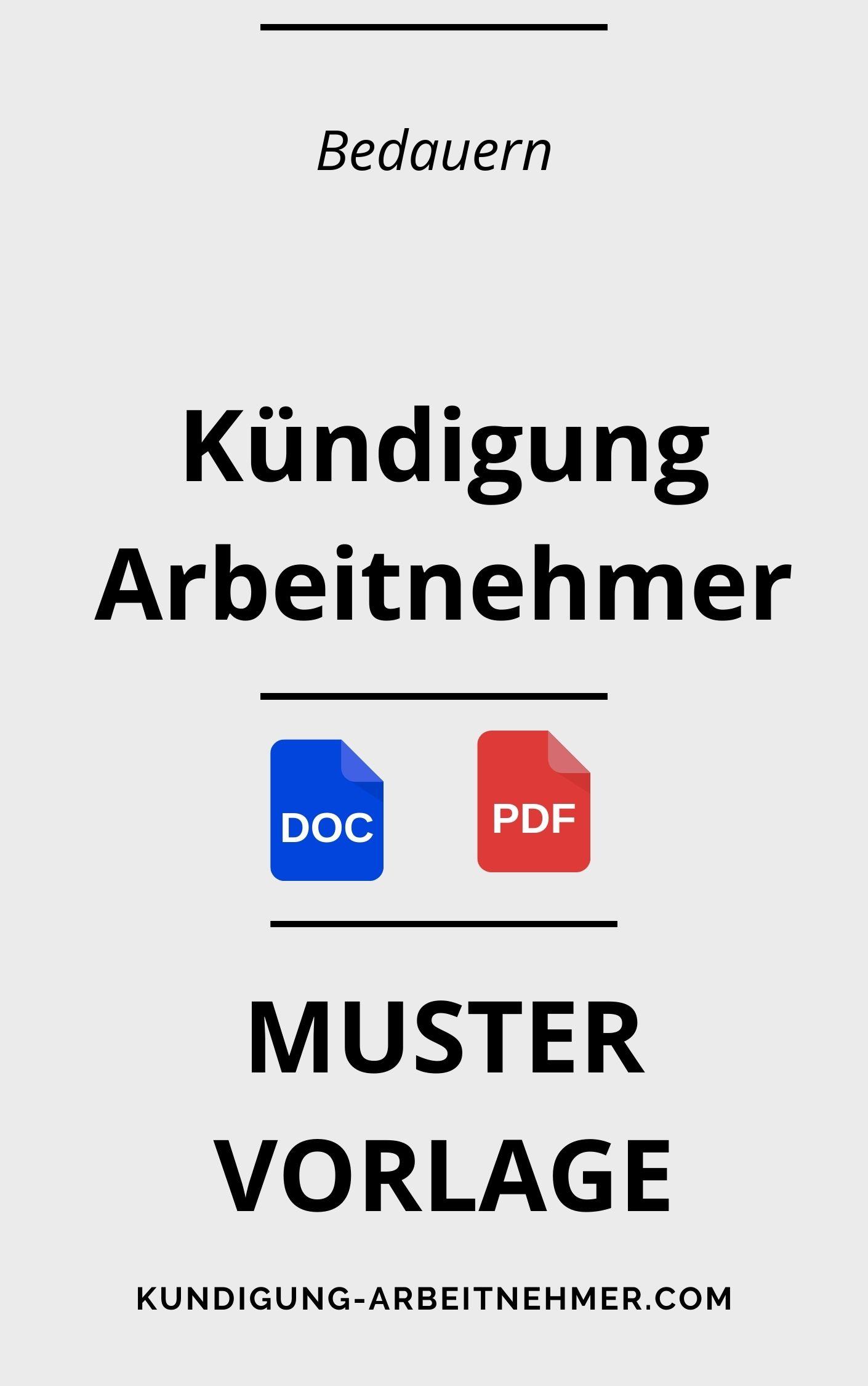 Bedauern Kündigung Arbeitnehmer